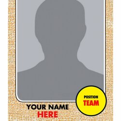 Tremendous Baseball Card Photo Template Trading