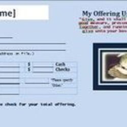 Brilliant Church Offering Envelope Templates For Your Tithing Needs At Envelopes Open Pastor