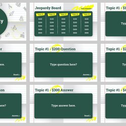 Jeopardy Template Google Slides Unique Slid Sample