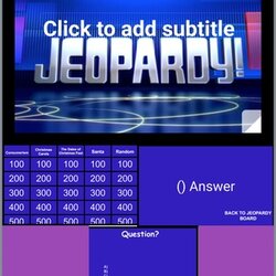 Wonderful Jeopardy Template Google Slides By The World Of History Original