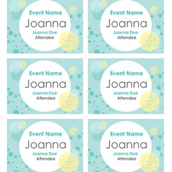 Peerless Free Name Tag Badge Templates Template