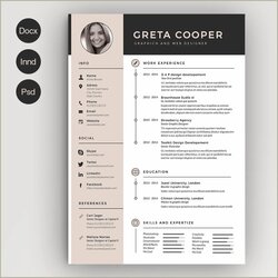 Sterling Creative Resume Templates Microsoft Word Free Example Gallery