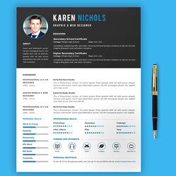 Superlative Creative Simple Resume Template Free Download In