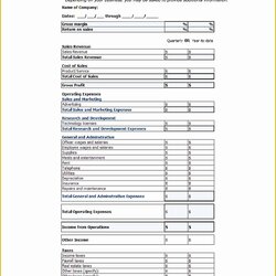 Out Of This World Free Basic Profit And Loss Statement Template Howard