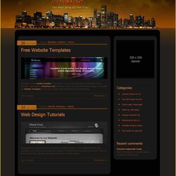 Sterling Free Website Templates Download And Of City Blog