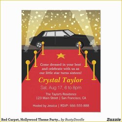 Sterling Hollywood Themed Invitations Free Templates Navigation Post Of Theme Invites