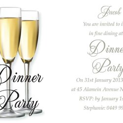 Exceptional Dinner Party Invitations Templates Wording Invite Friends