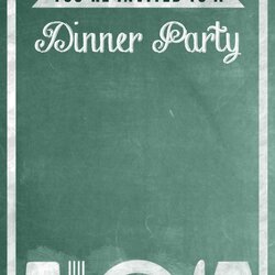 Tremendous Free Printable Dinner Party Board Invitation Template Invitations Wedding Templates Invite