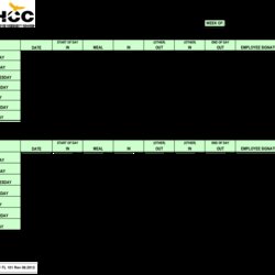 Eminent Employee Sign In Sheet Weekly