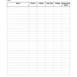 Capital Employees Sign In Sheet Employee Template Of