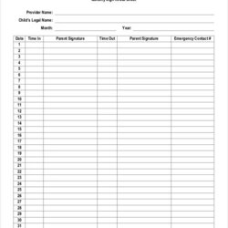 Superb Sign In Sheet Templates Excel Word Free Template