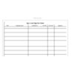 Smashing Employee Sign In Sheet Template Click Single