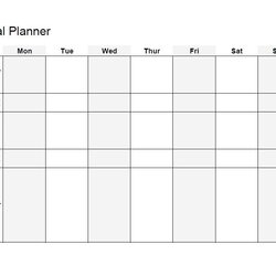 Sublime Weekly Meal Planning Templates Planner Template Plan Printable Menu Chart