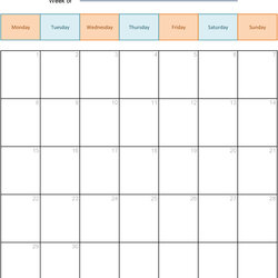 Eminent Printable Blank Monthly Meal Planner In Word Excel
