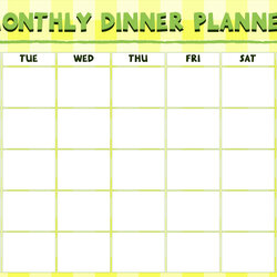 Brilliant Meal Planning Calendar Printable Template Best Blank Free Monthly Planner