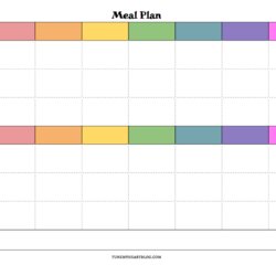 Legit Simplest Printable Meal Plan Template For Beginners Free Planner Calendar Planning