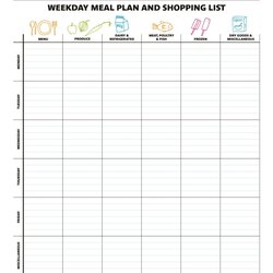 Great Family Meal Planner Template Fresh Weekly Planning Templates Planners Lab