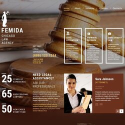 Wonderful Law Firm Responsive Website Template Adaptable Demo Original