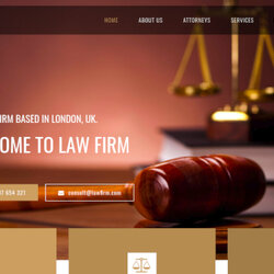 Law Firm Website Templates Template Responsive Demo
