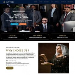 Sterling Law Firm Website Template Templates Lawyers Desktop Home
