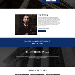 Champion Law Firm Website Template For Free Attorney