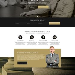 Excellent Attorney Website Design Law Firm By Lawyer Designs