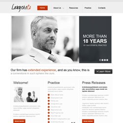 Great Law Firm Website Template Original