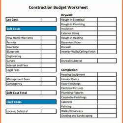 Capital Commercial Construction Budget Template Spreadsheet Best Of Expenses