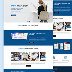 Capital Rd Free Professional Resume Website Template