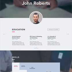 Out Of This World Best Free Online Resume Website Templates Template Web