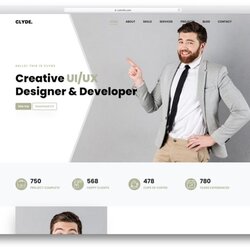 Swell Best Resume Website Templates In Clyde Tons Quite Free Template