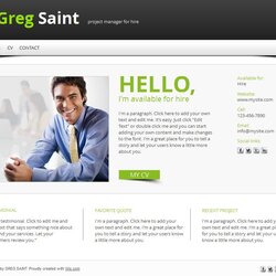 Peerless Best Free Online Resume Website Templates And Themes Web