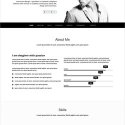 Fine Best Free Online Resume Website Templates Template Web