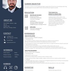Brilliant Web Developer Resume Download In Word Apple Pages Template Vitae