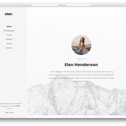 Wizard Best Resume Website Templates In Template Ever Sidebar Traditionally Instead Navigation Having Rock