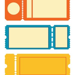 Legit Best Printable Blank Tickets For Free At Templates