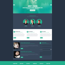 Matchless Home Page Template