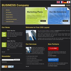 Worthy Business Free Website Templates In Format For Company Template Websites Software Preview Online