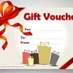 Worthy Free Printable Gift Voucher Template Christmas Vouchers Certificate Instant Birthday Templates