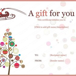 Tremendous Image Result For Christmas Voucher Template Free Download Gift Certificate Templates Printable
