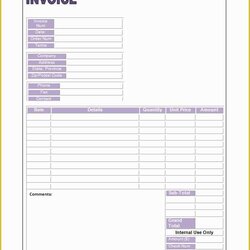 Splendid Free Editable Invoice Template Of Word Blank Statement Printable Billing Fill Simple Documents Forms