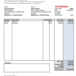 Free Invoice Templates Editable With Excel And Word Template Printable Format