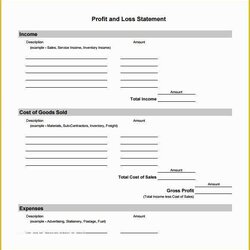 Superb Month Profit And Loss Template Free Editable Monthly My Statement Of Sample Templates Docs Apple