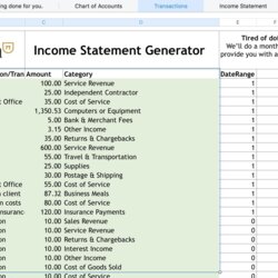 Superlative Monthly Profit And Loss Statement Template Free Excel Bookkeeping Accounting Bench Templates