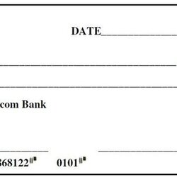 Superb Blank Check Template Free Word Amp Vector Formats For Cheque Checks Printable Templates Business