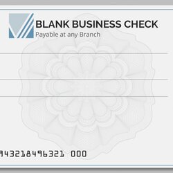 Very Good Printable Blank Business Check In Room Surf Template Free