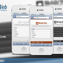 Smashing Best Mobile Website Templates Touch Template Theme Slider Color Tablet Websites Designs
