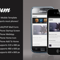 High Quality Best Mobile Website Templates