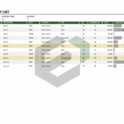 Splendid Download Free Excel Template For Warehouse Inventory