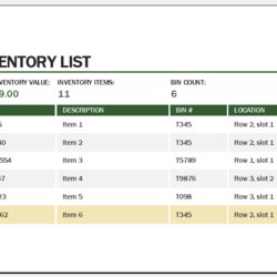 Cool Best Microsoft Excel Inventory Templates Template Warehouse